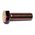 Midwest Fastener Grade 8, 3/8"-16 Hex Head Cap Screw, Zinc Yellow Steel, 1-1/4 in L, 8 PK 62883